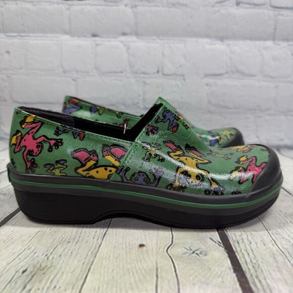 Dansko Clogs Girls Women Size 3.5-4 US 34 EU Frogs Lover Slip On School Shoes - Picture 1 of 11
